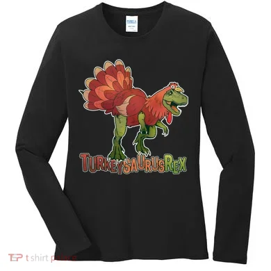 Turkeysaurus Rex Costume Women's Long Sleeve Shirt