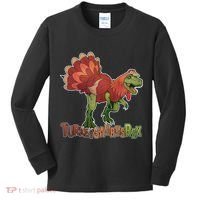 Turkeysaurus Rex Costume Kids Long Sleeve Shirt thumb 0