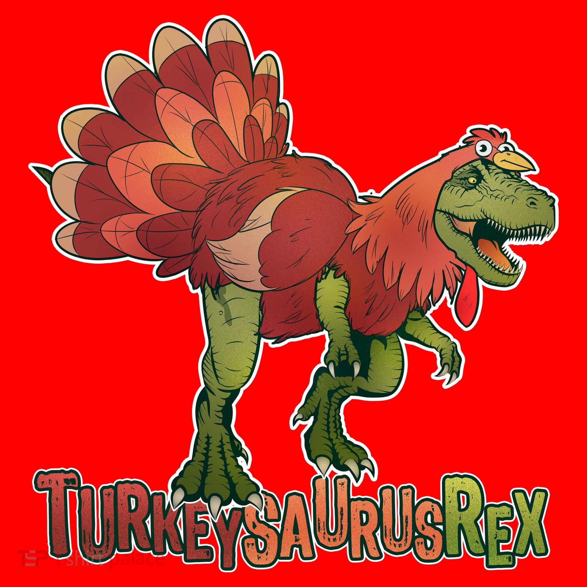 Turkeysaurus Rex Costume Santa Hat