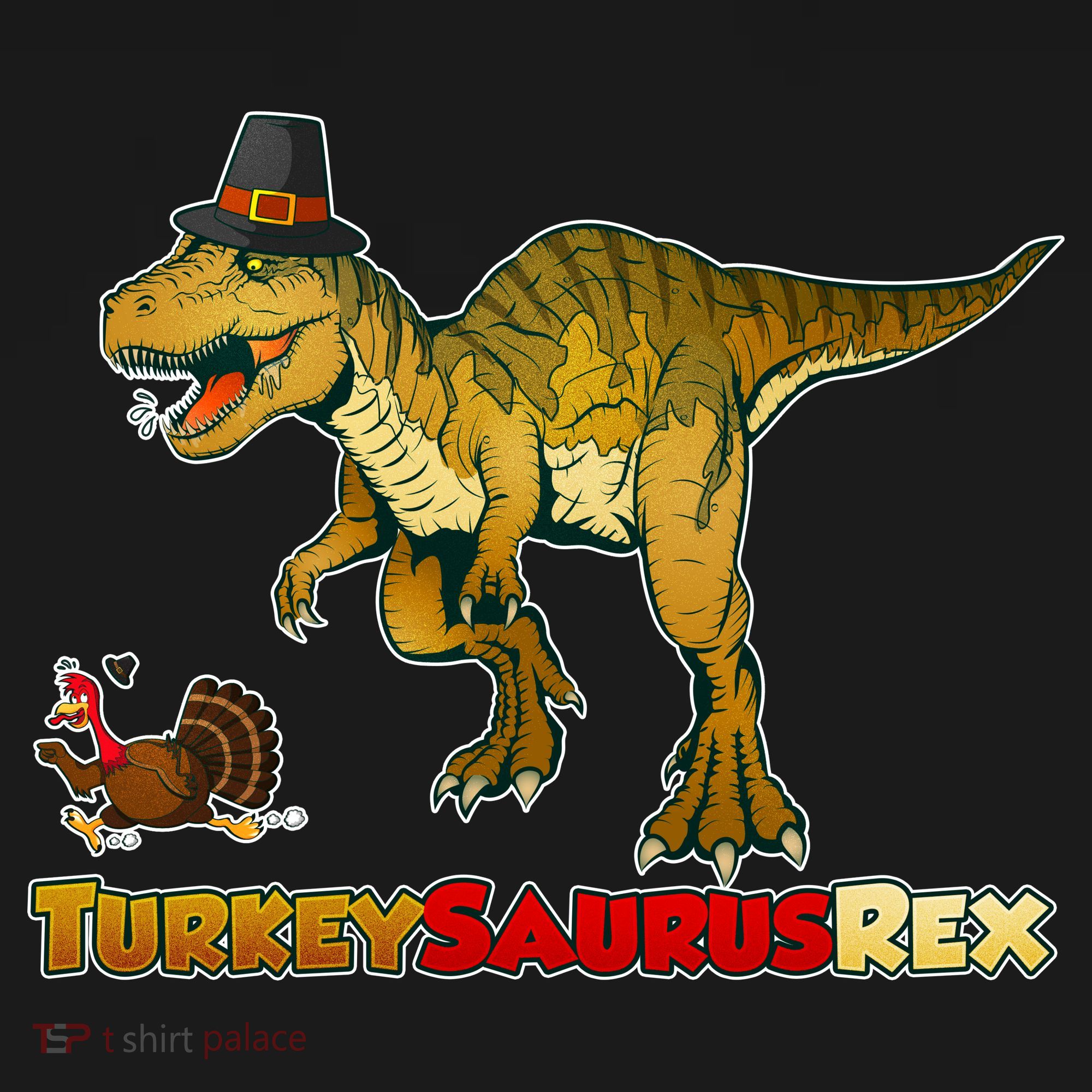 Turkeysaurus Rex T-Rex Thanksgiving Hoodie