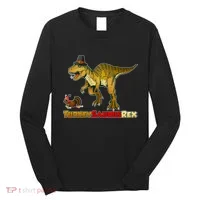 Turkeysaurus Rex T-Rex Thanksgiving Long Sleeve Shirt thumb 0