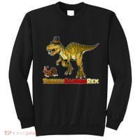 Turkeysaurus Rex T-Rex Thanksgiving Sweatshirt thumb 0
