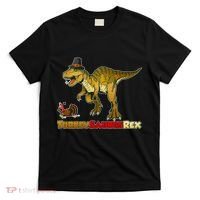 Turkeysaurus Rex T-Rex Thanksgiving T-Shirt thumb 0