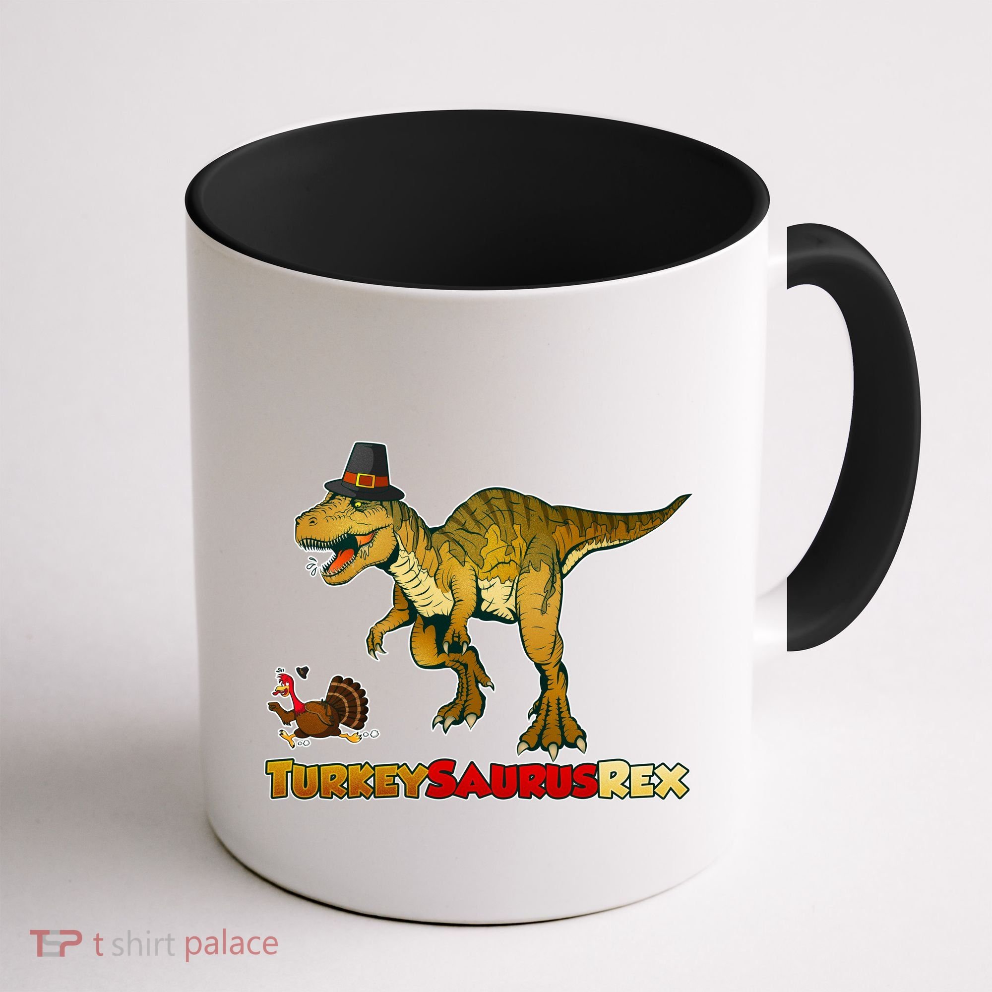 Turkeysaurus Rex T-Rex Thanksgiving Coffee Mug