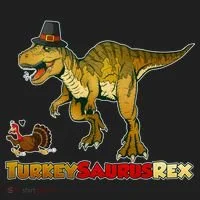Turkeysaurus Rex T-Rex Thanksgiving Beanie thumb 2