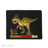 Turkeysaurus Rex T-Rex Thanksgiving Mousepad thumb 0