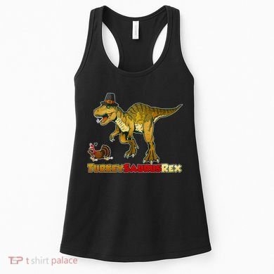 Turkeysaurus Rex T-Rex Thanksgiving Women's Tank Top