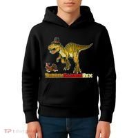 Turkeysaurus Rex T-Rex Thanksgiving Kids Hoodie thumb 4