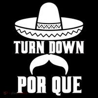 Turn Down Por Que Funny Cinco De Mayo Backpack thumb 2