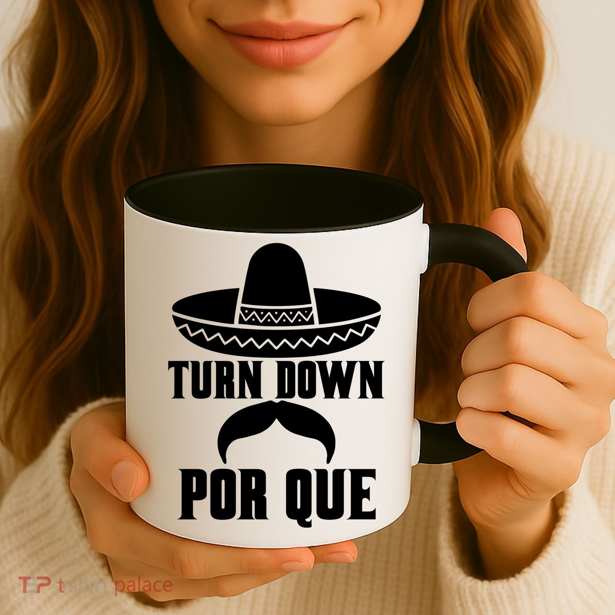 Turn Down Por Que Funny Cinco De Mayo Coffee Mug