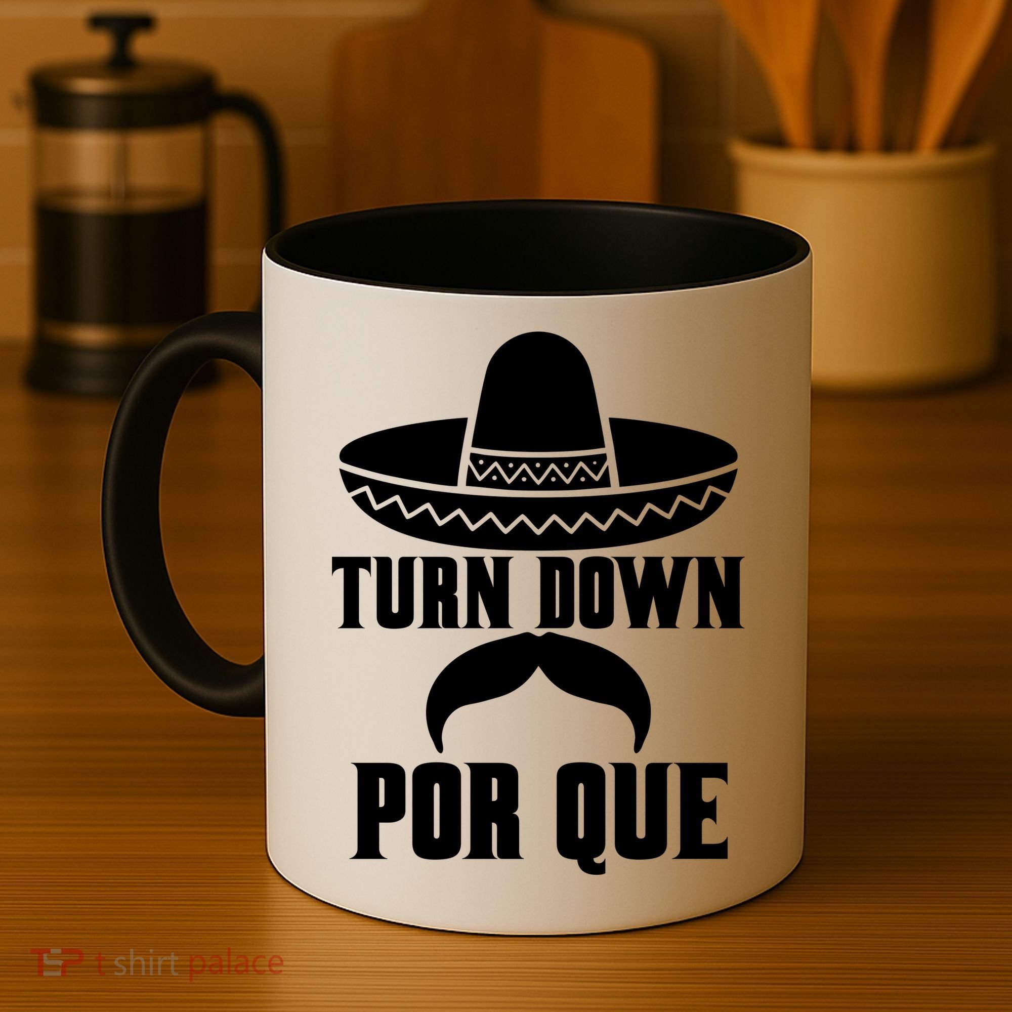 Turn Down Por Que Funny Cinco De Mayo Coffee Mug