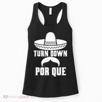 Turn Down Por Que Funny Cinco De Mayo Women's Tank Top thumb 0