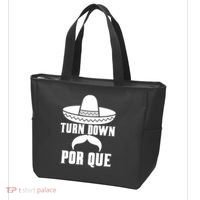 Turn Down Por Que Funny Cinco De Mayo Tote Bag thumb 3