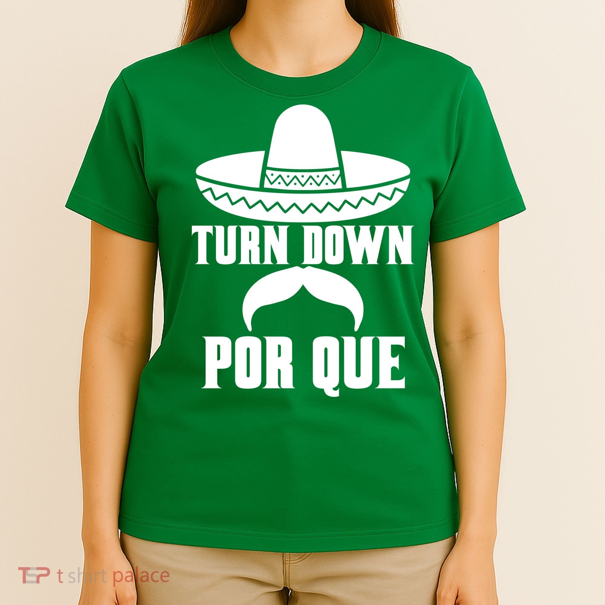Turn Down Por Que Funny Cinco De Mayo T-Shirt