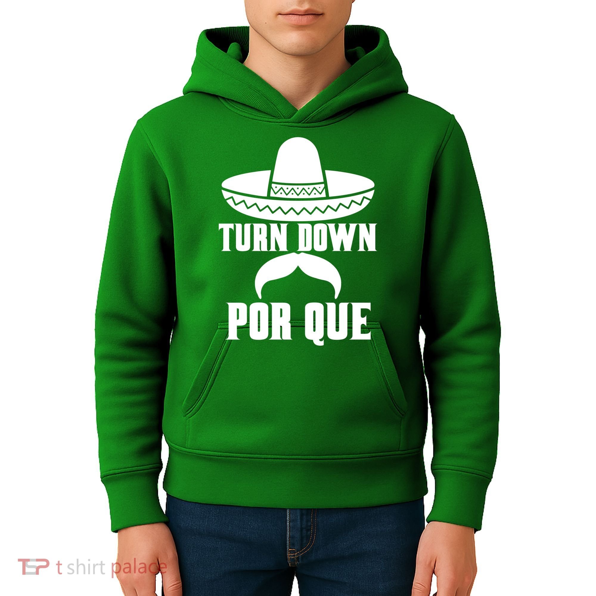 Turn Down Por Que Funny Cinco De Mayo Kids Hoodie