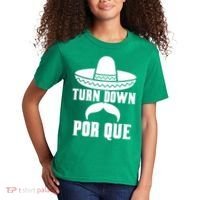 Turn Down Por Que Funny Cinco De Mayo Kids T-Shirt thumb 2
