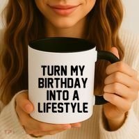 Turn My Birthday Into A Lifestyle Coffee Mug thumb 3