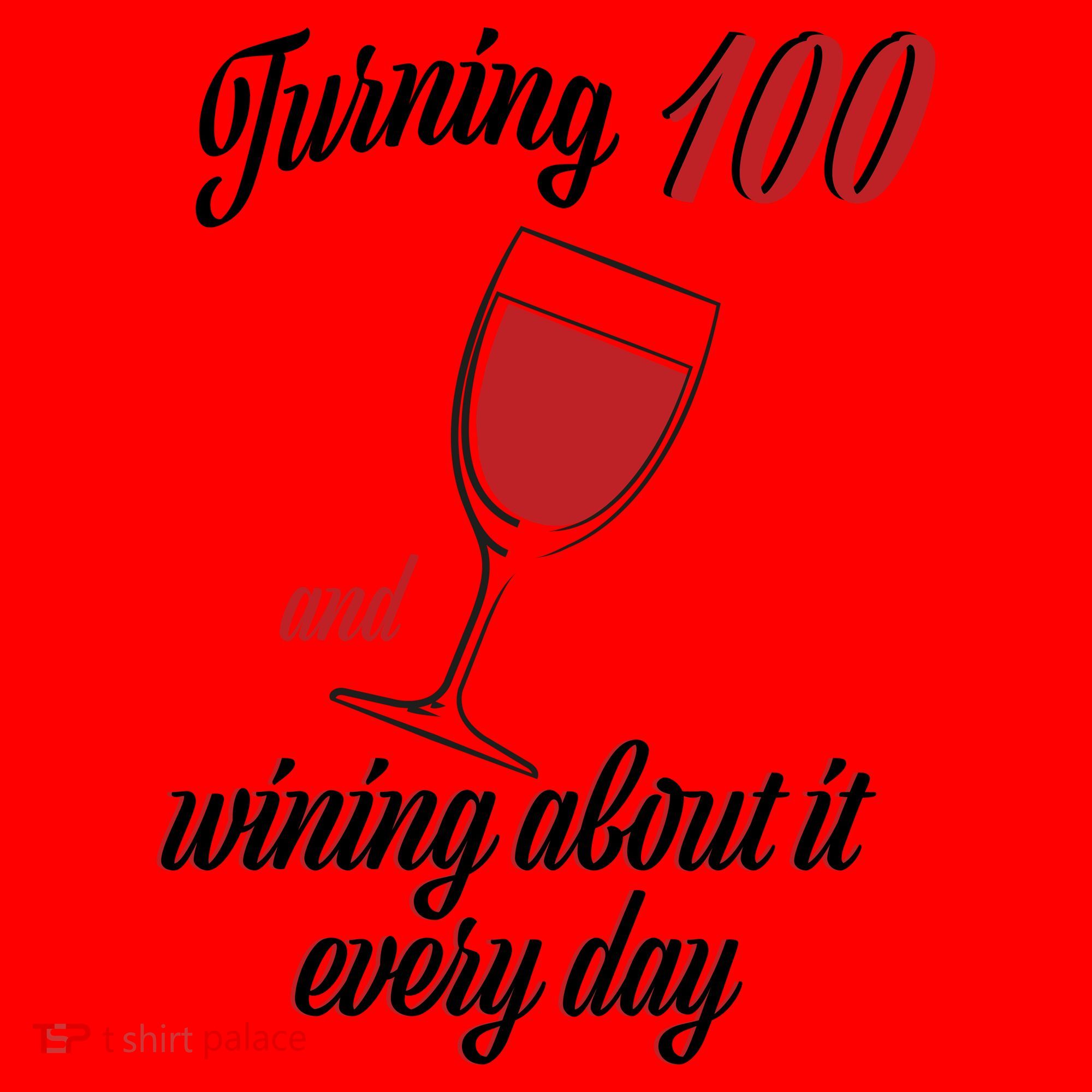 Turning 100 And Wining About It Everyday Santa Hat