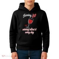 Turning 40 And Wining About It Everyday Kids Hoodie thumb 4