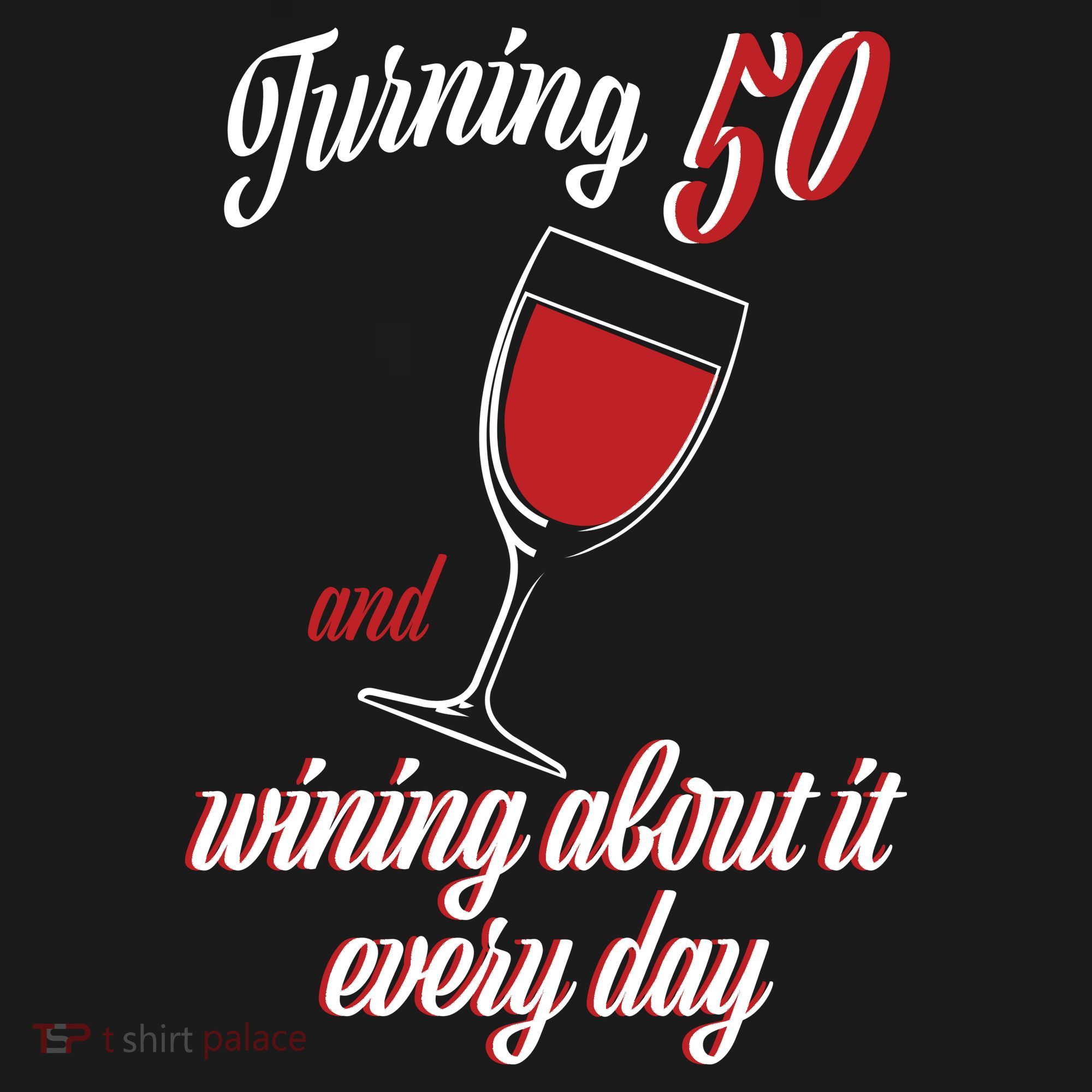 Turning 50 And Wining About It Everyday Ornament