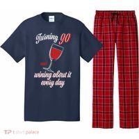 Turning 90 And Wining About It Everyday Pajama Set thumb 0