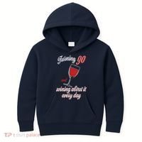 Turning 90 And Wining About It Everyday Kids Hoodie thumb 0