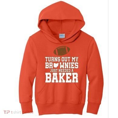 Turns Out My Brownies Just Needed A Baker Kids Hoodie