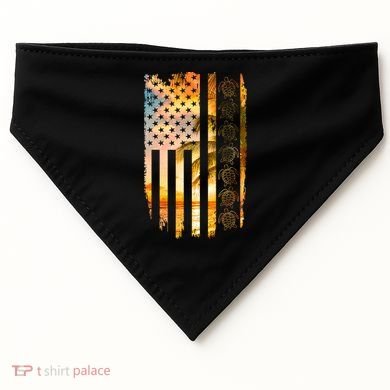 Turtle Sunset Beach Flag USA-Made Doggie Bandana