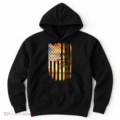 Turtle Sunset Beach Flag Hoodie