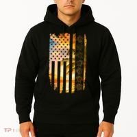 Turtle Sunset Beach Flag Hoodie thumb 2