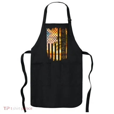Turtle Sunset Beach Flag Apron