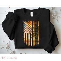 Turtle Sunset Beach Flag Sweatshirt thumb 2