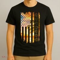 Turtle Sunset Beach Flag T-Shirt thumb 3