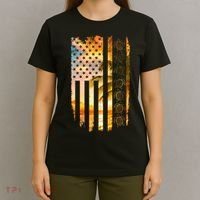 Turtle Sunset Beach Flag T-Shirt thumb 4