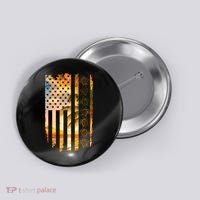 Turtle Sunset Beach Flag Button thumb 0