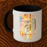 Turtle Sunset Beach Flag Coffee Mug thumb 2