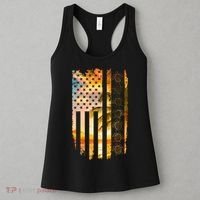 Turtle Sunset Beach Flag Women's Tank Top thumb 3