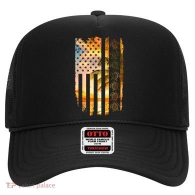 Turtle Sunset Beach Flag Hat