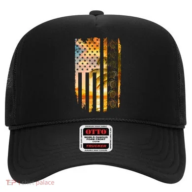 Turtle Sunset Beach Flag Hat