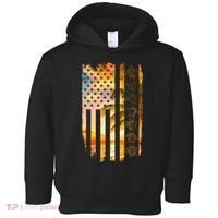 Turtle Sunset Beach Flag Toddler Hoodie thumb 0