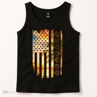 Turtle Sunset Beach Flag Tank Top thumb 2