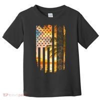 Turtle Sunset Beach Flag Toddler T-Shirt thumb 0