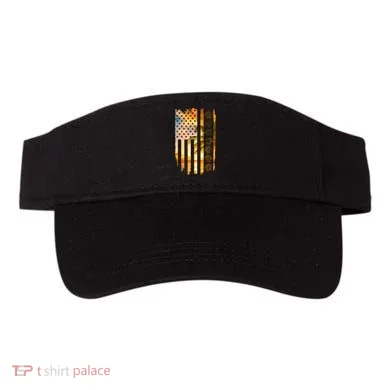 Turtle Sunset Beach Flag Visor