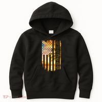 Turtle Sunset Beach Flag Kids Hoodie thumb 0