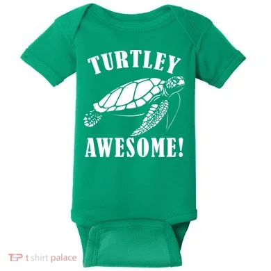 Turtley Awesome Baby Bodysuit