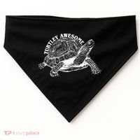 Turtley Awesome Cute Funny Turtle Meme USA-Made Doggie Bandana thumb 0