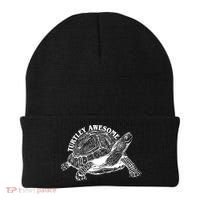 Turtley Awesome Cute Funny Turtle Meme Beanie thumb 0
