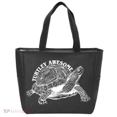 Turtley Awesome Cute Funny Turtle Meme Tote Bag