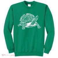 Turtley Awesome Cute Funny Turtle Meme Sweatshirt thumb 0
