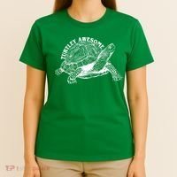 Turtley Awesome Cute Funny Turtle Meme T-Shirt thumb 4